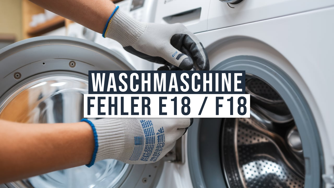 Fehleranalyse: E18 / F18 Bosch Siemens Waschmaschine